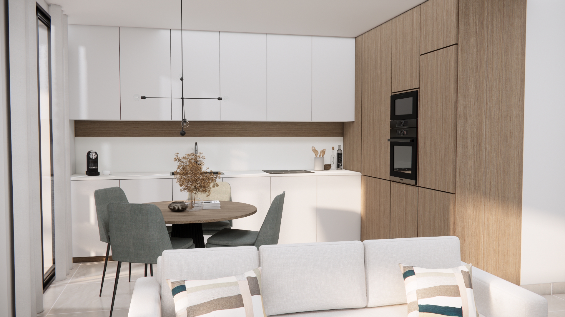 Kitchen and dining