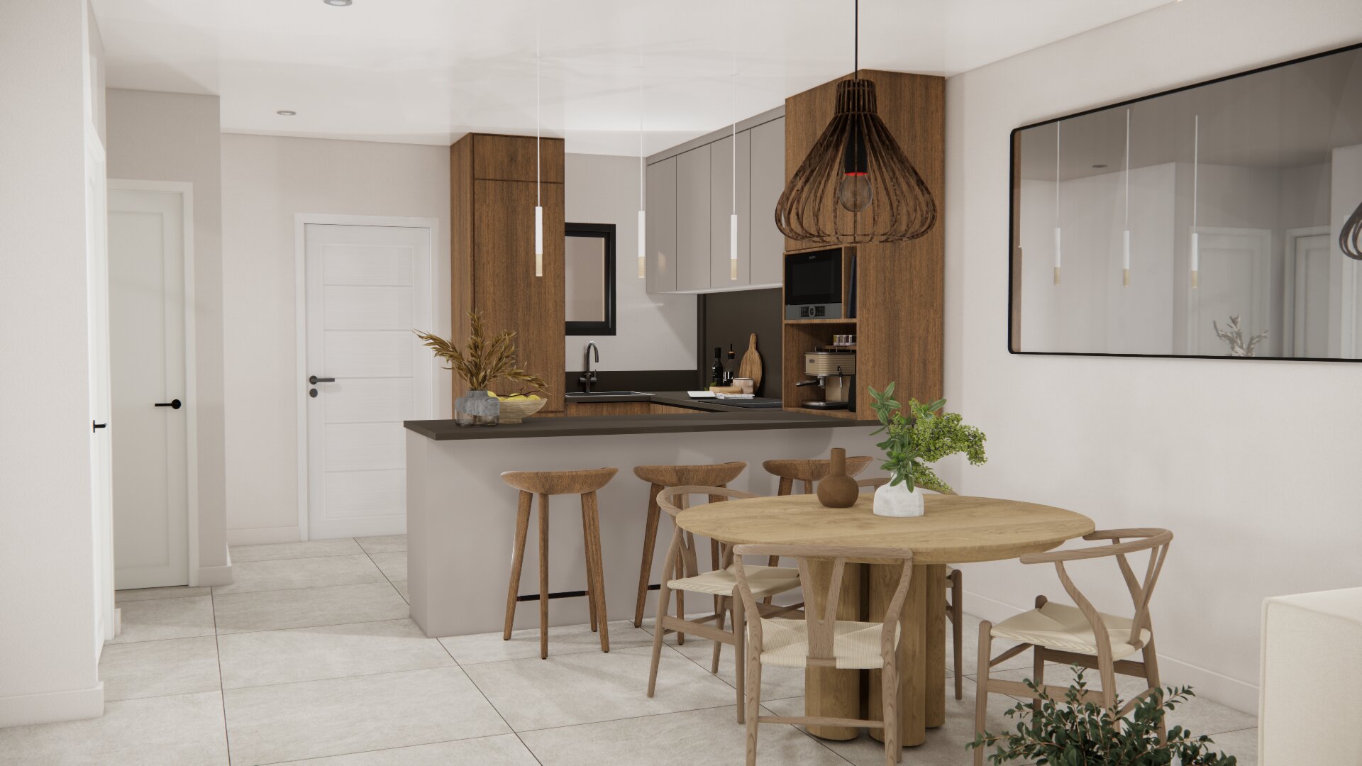 Alba Salina 5 — open-plan kitchen and dining