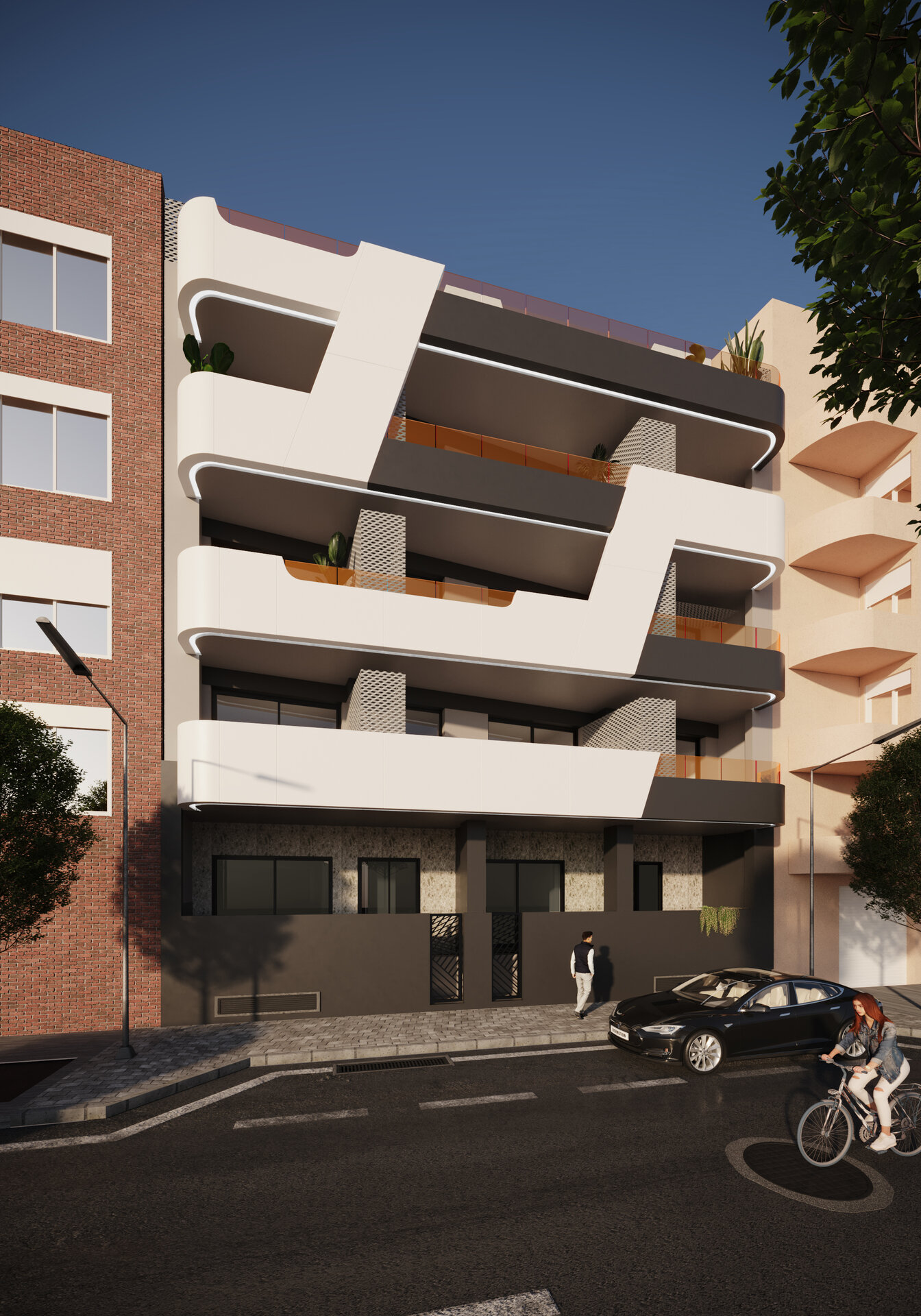 Alegria XXV — rear facade render