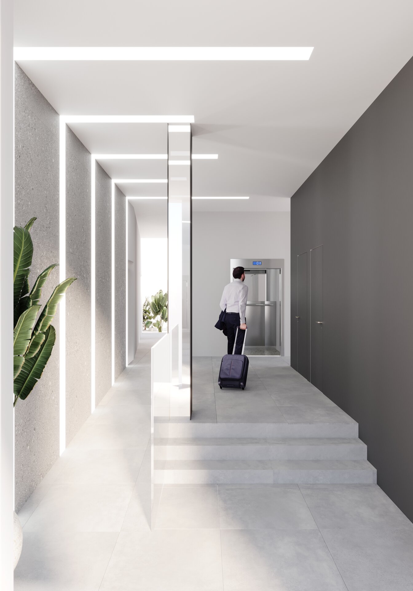 Alegria XXV — entrance lobby render