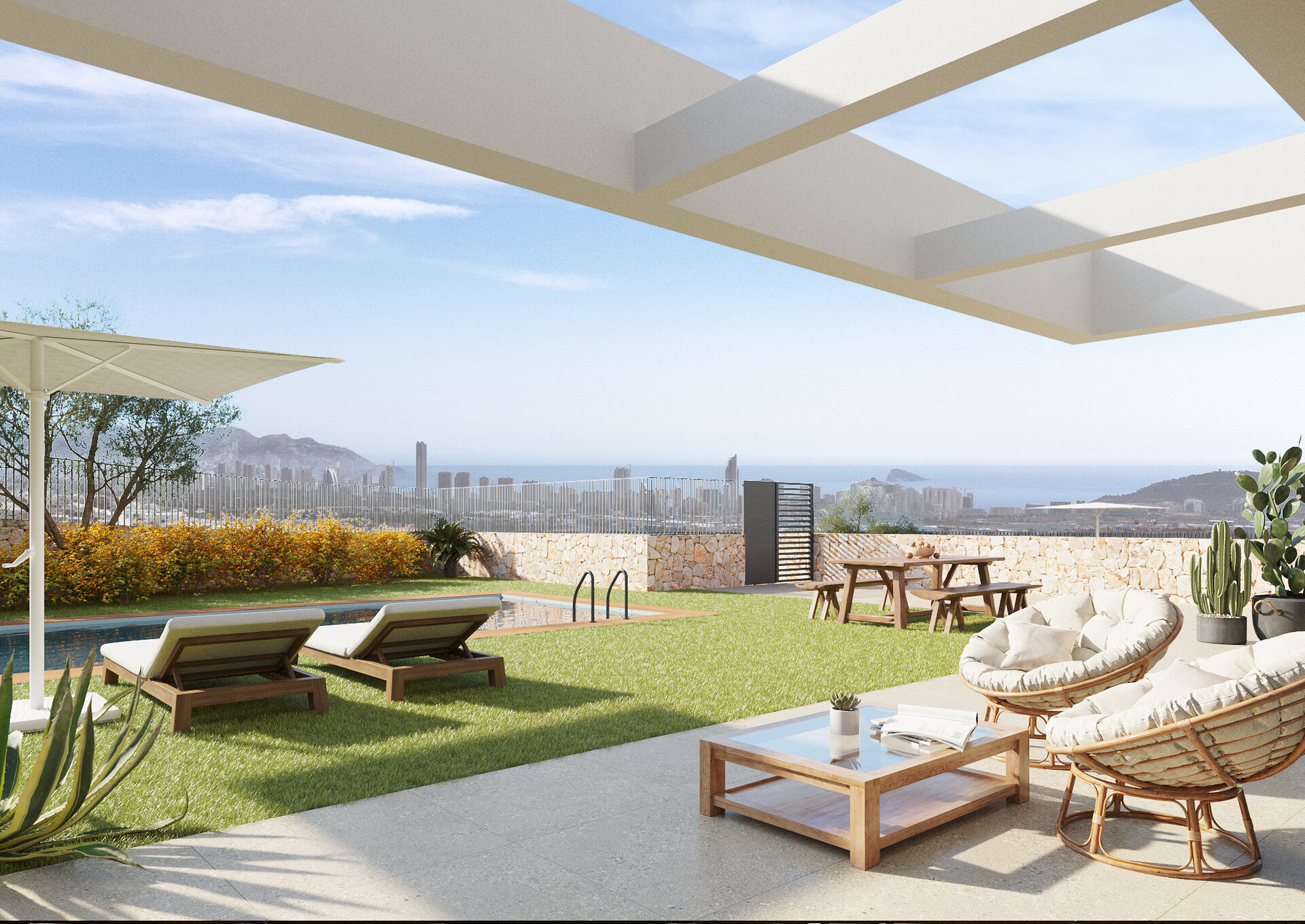 Breeze — villa with solarium