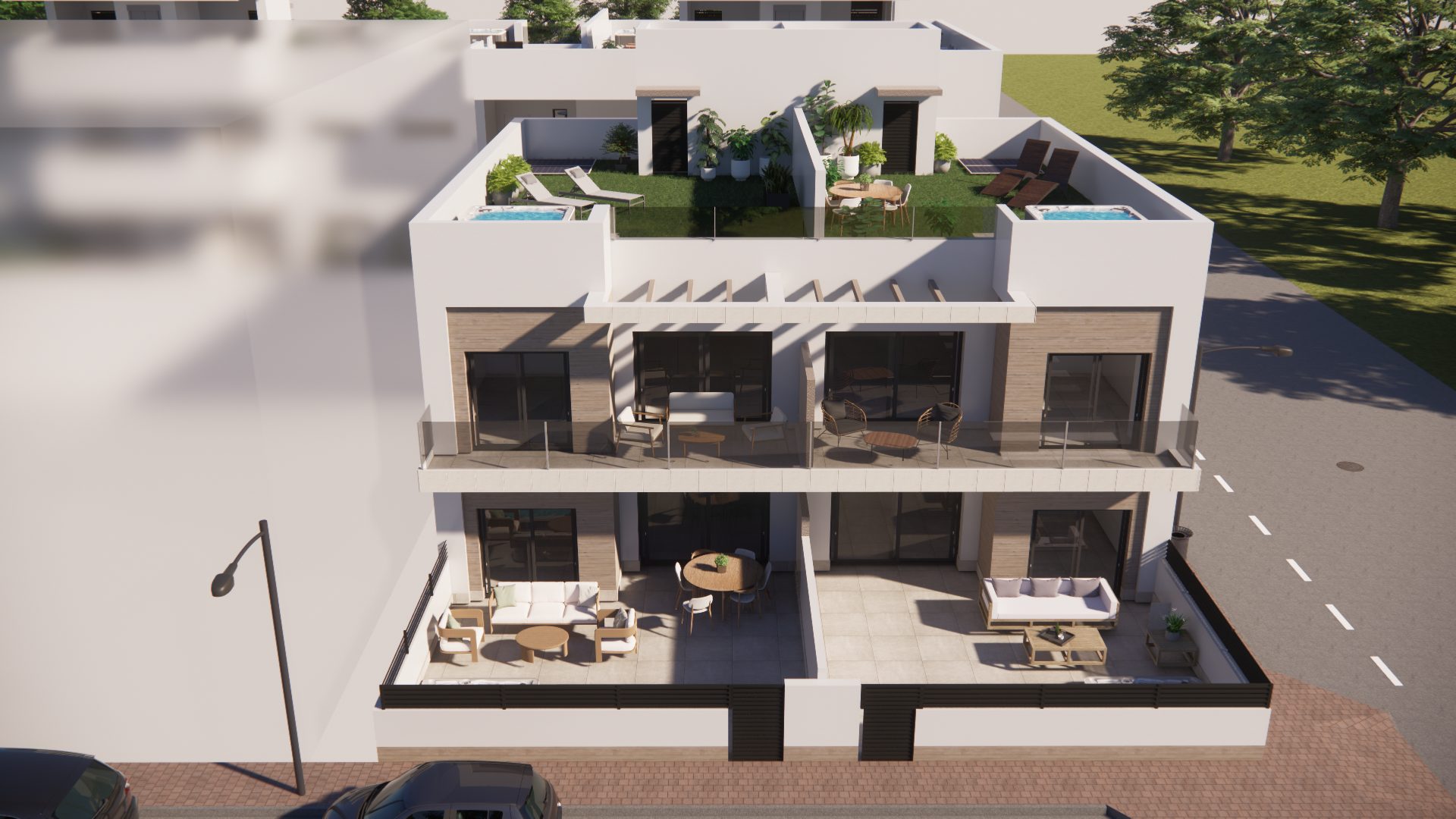 Penthouse solarium