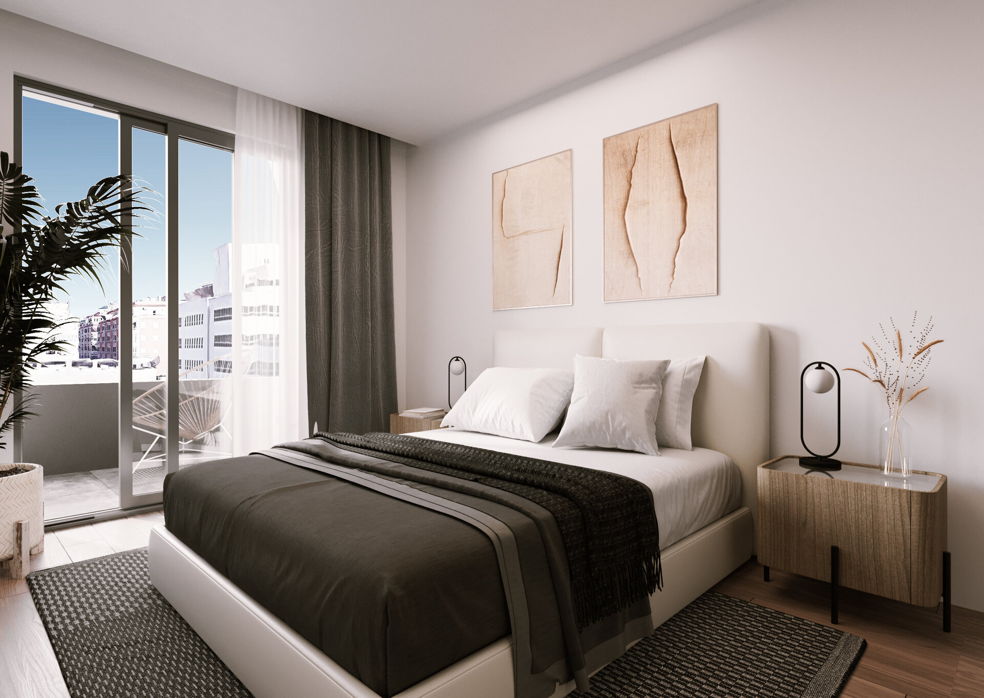 Alegria XXV — main bedroom render