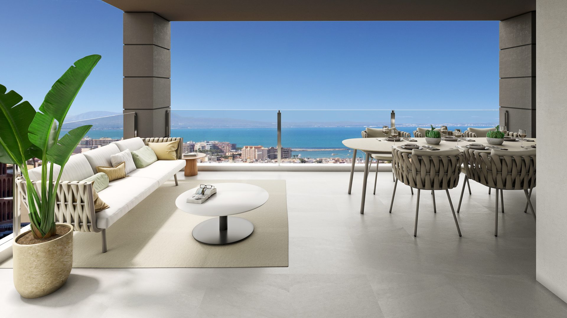 Terrace — sea view