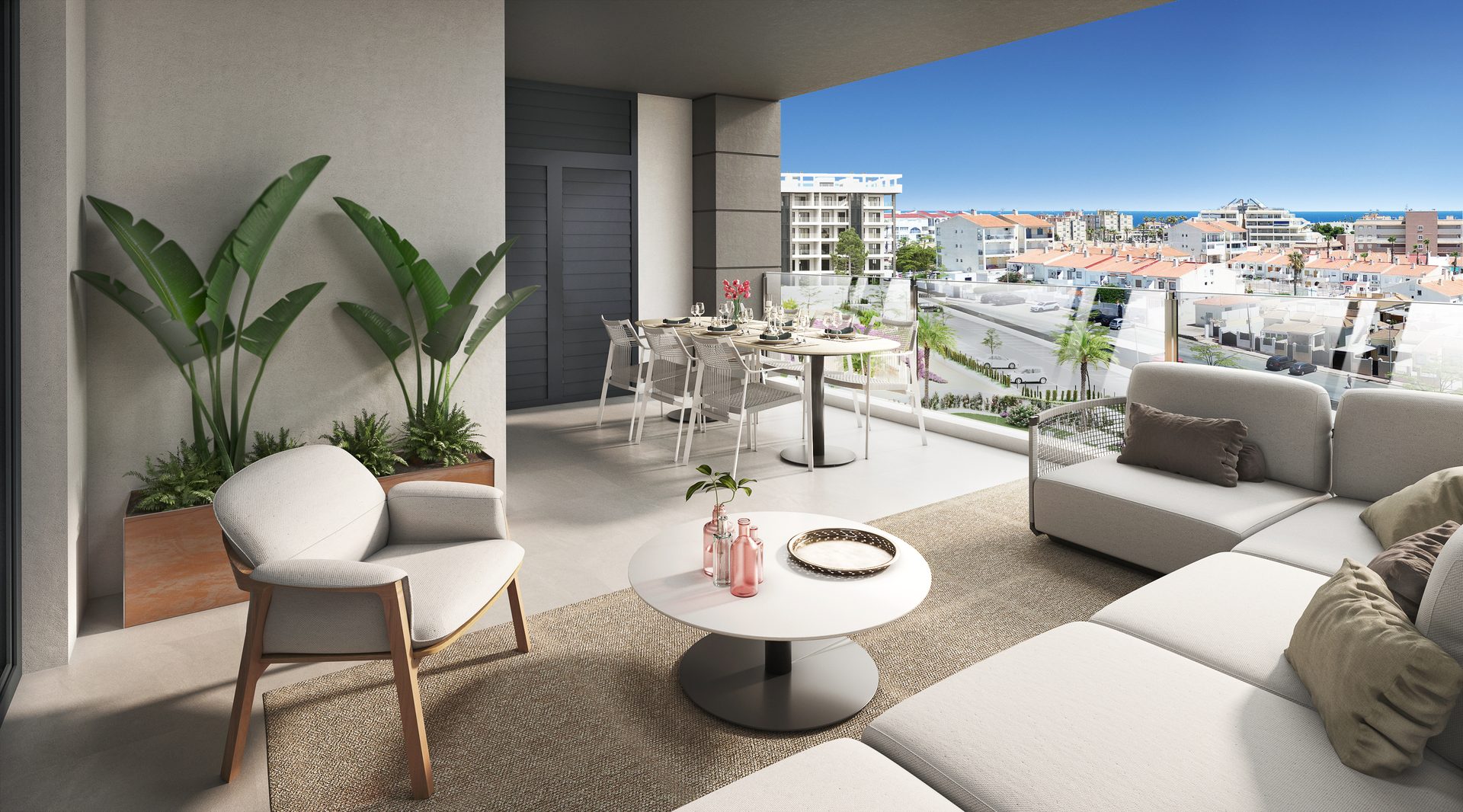 Private terrace outdoor dining