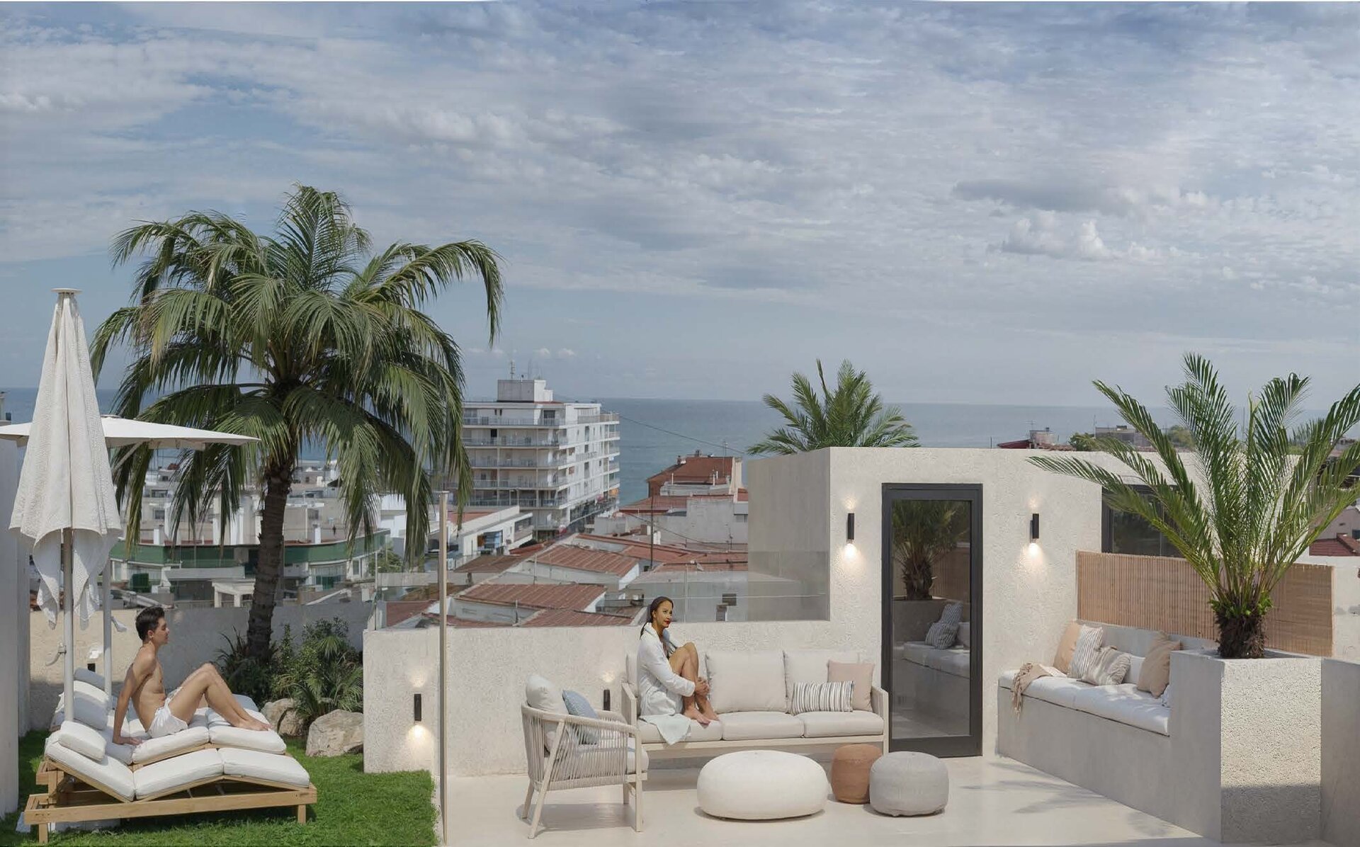 Edificio Antonella — rooftop solarium lounge and sun terrace