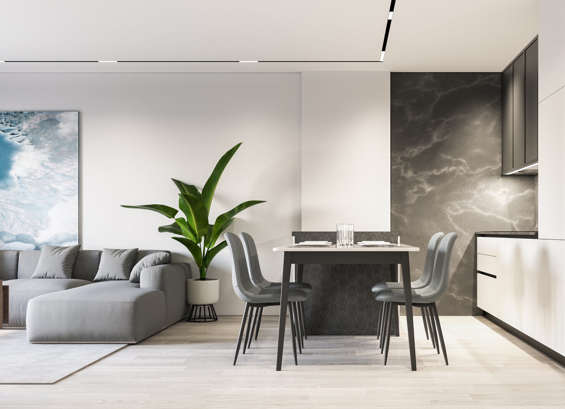Edificio Sonata — living room detail