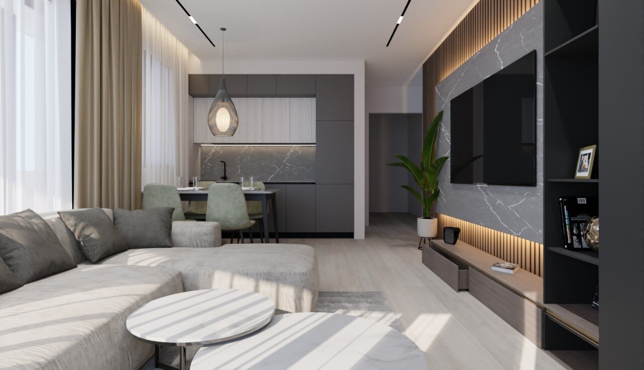 Edificio Soprano — Atico A living room