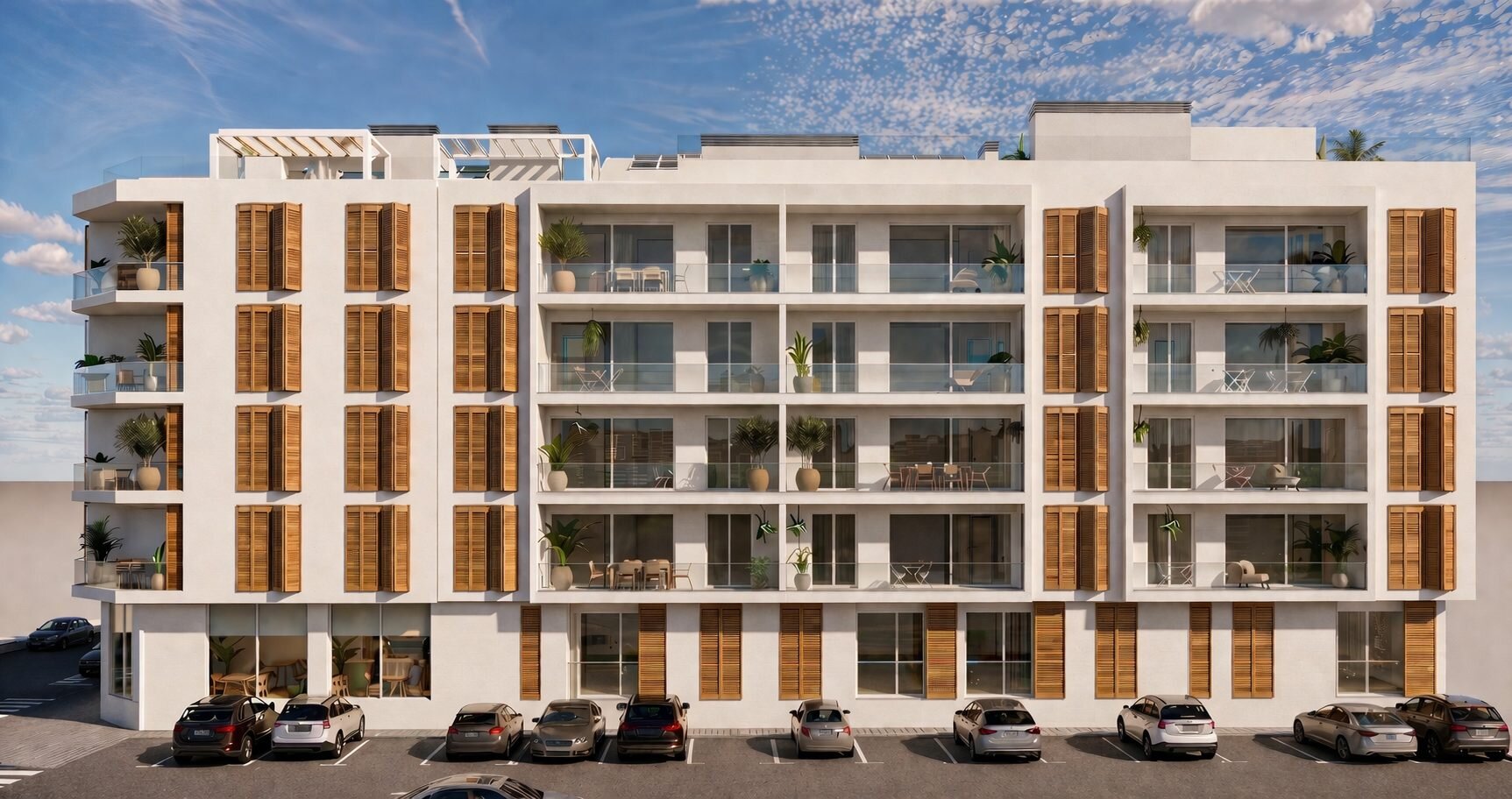 Karibe Heritage Suites — building façade render, Lo Pagán