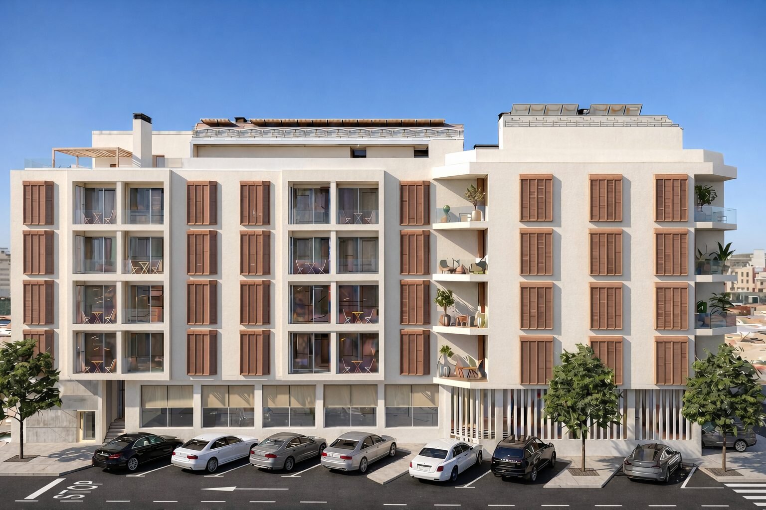 Karibe Heritage Suites — street view render