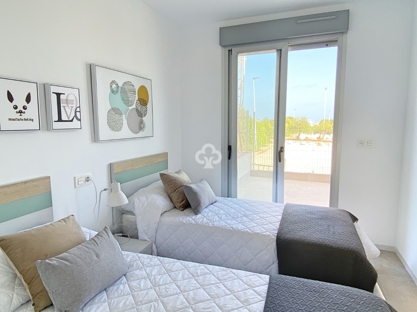 Second bedroom with balcony
