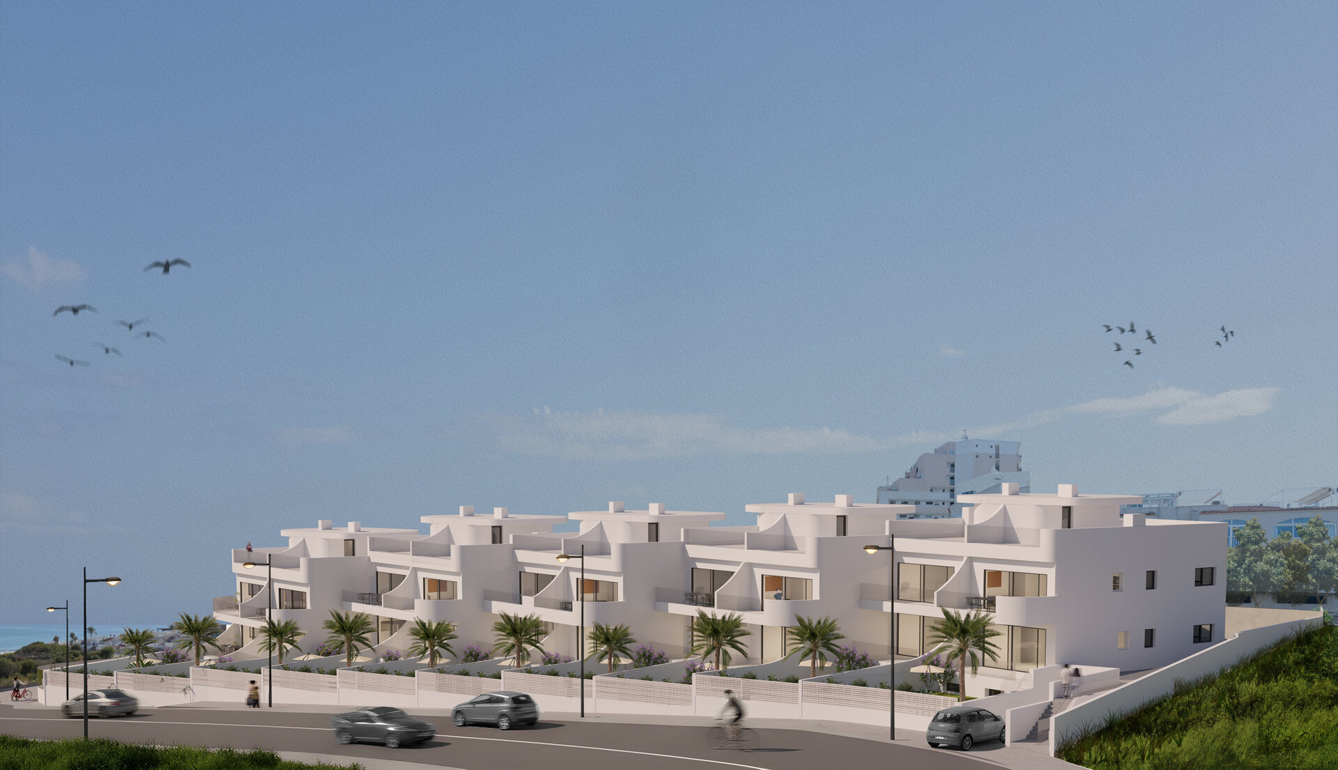La Manguilla Sea Views — front elevation render