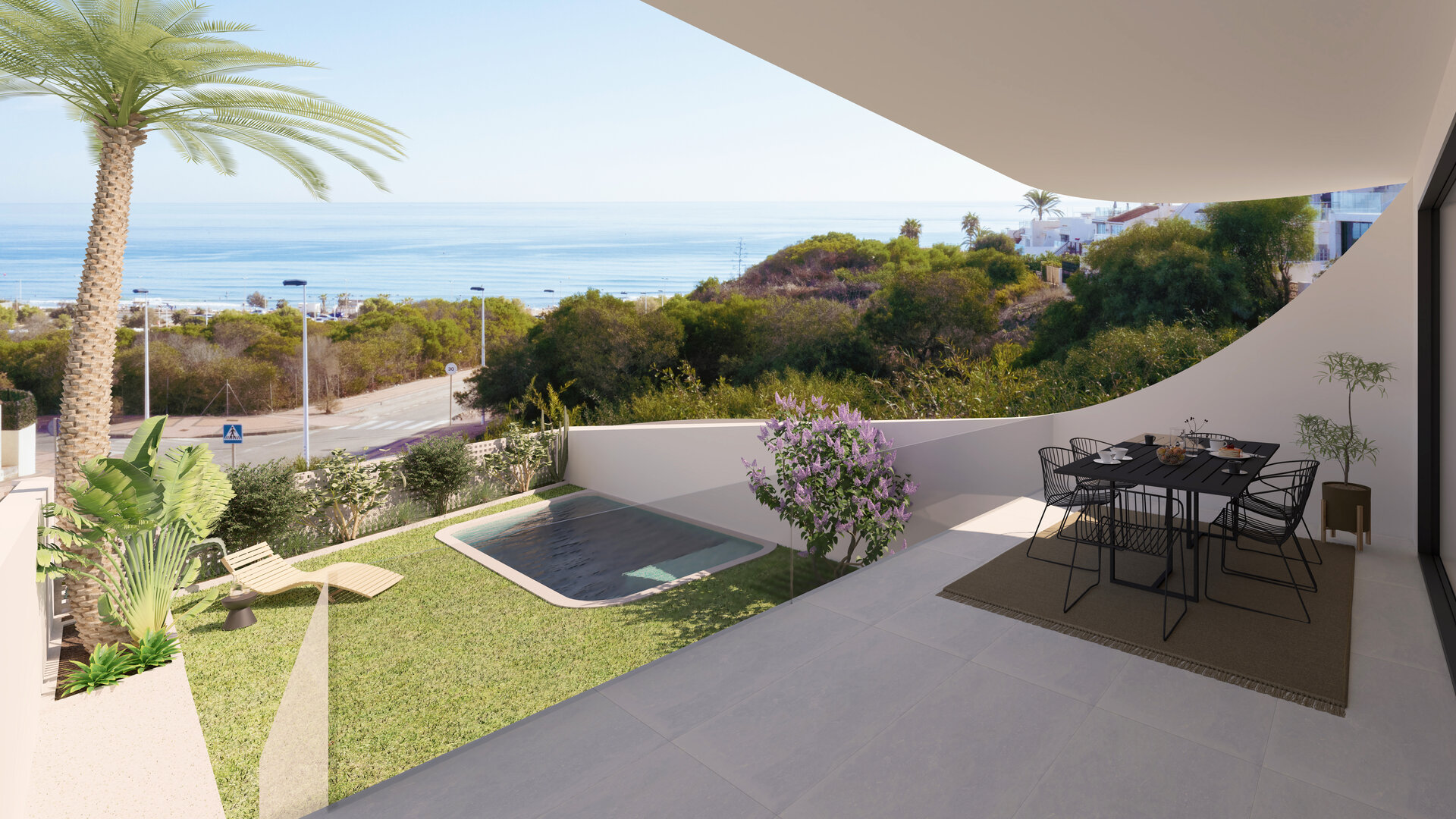 La Manguilla Sea Views — ground floor terrace