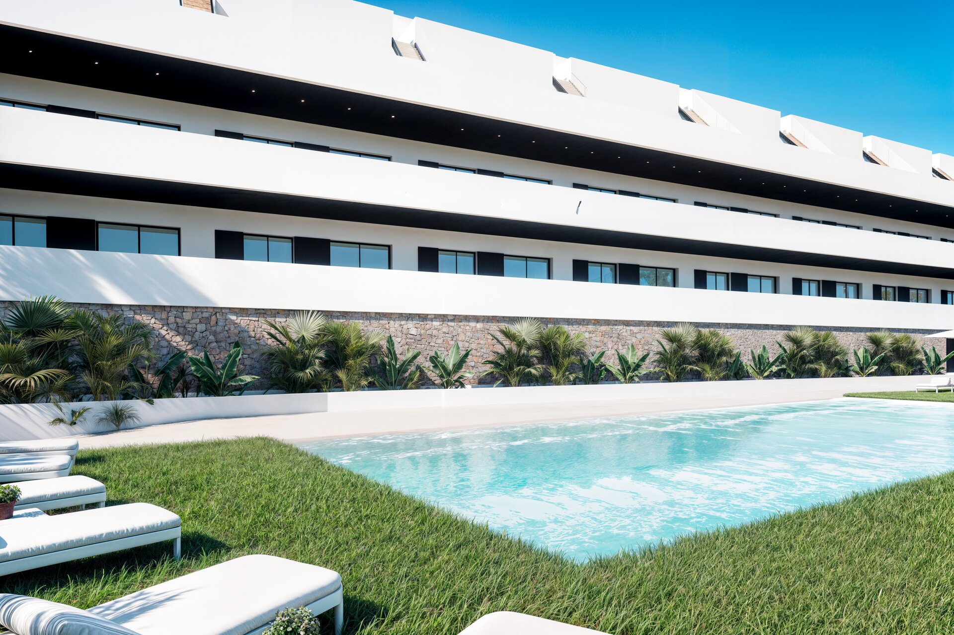 My White Resort — pool in daylight