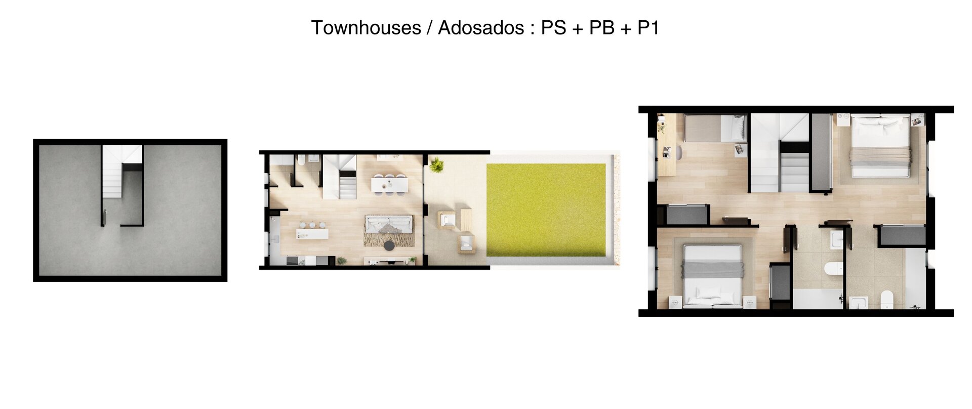 Nature townhouse standard floor plan