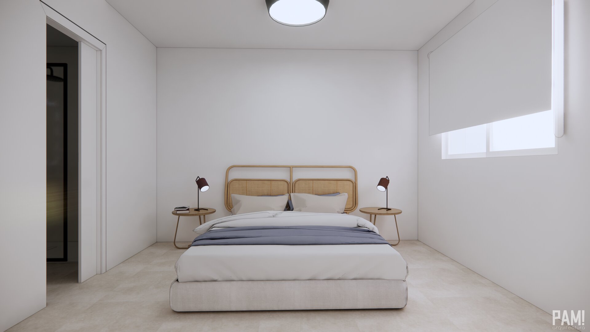 O-Porto Beach — main bedroom render