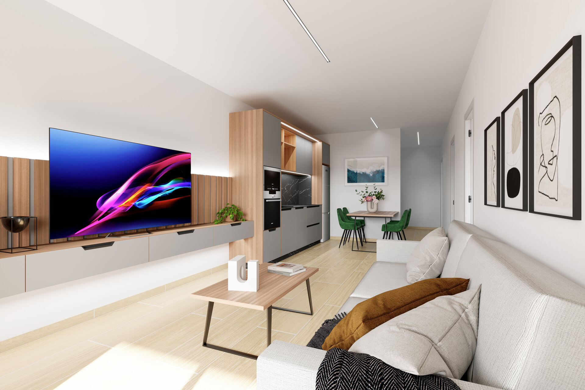 Oasis Laguna 3 — living room render