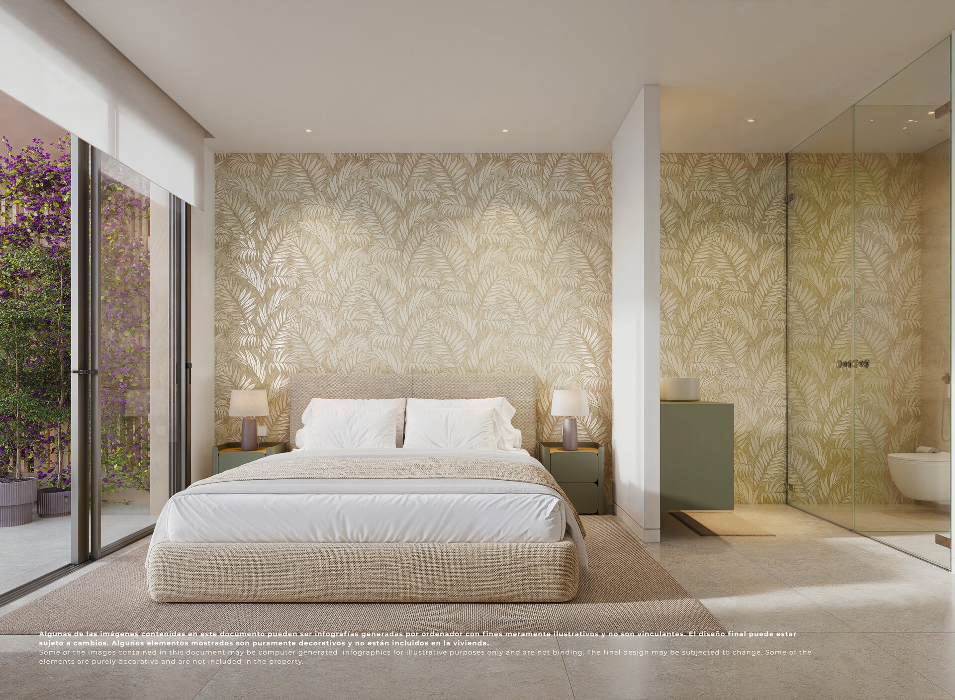 Palmwave — main bedroom with en-suite