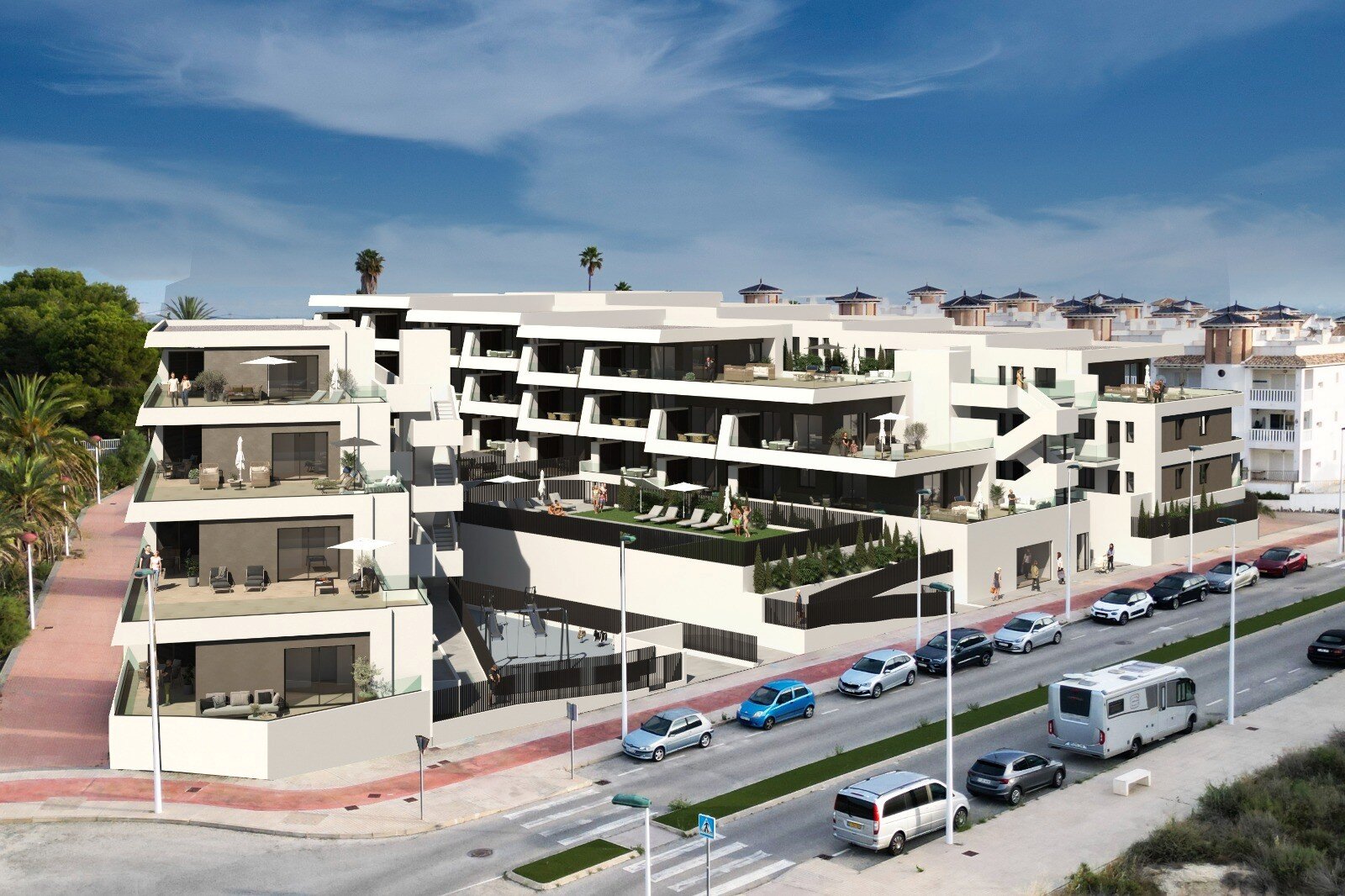 Pinet Beach II — aerial view of the residential