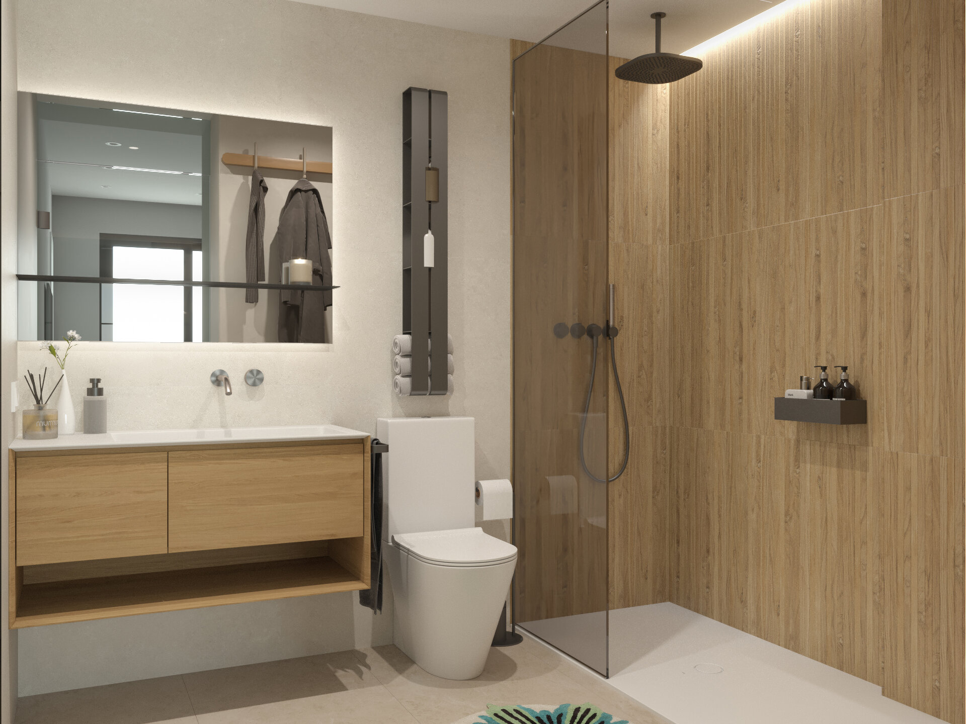 Pinet Beach II — bathroom render
