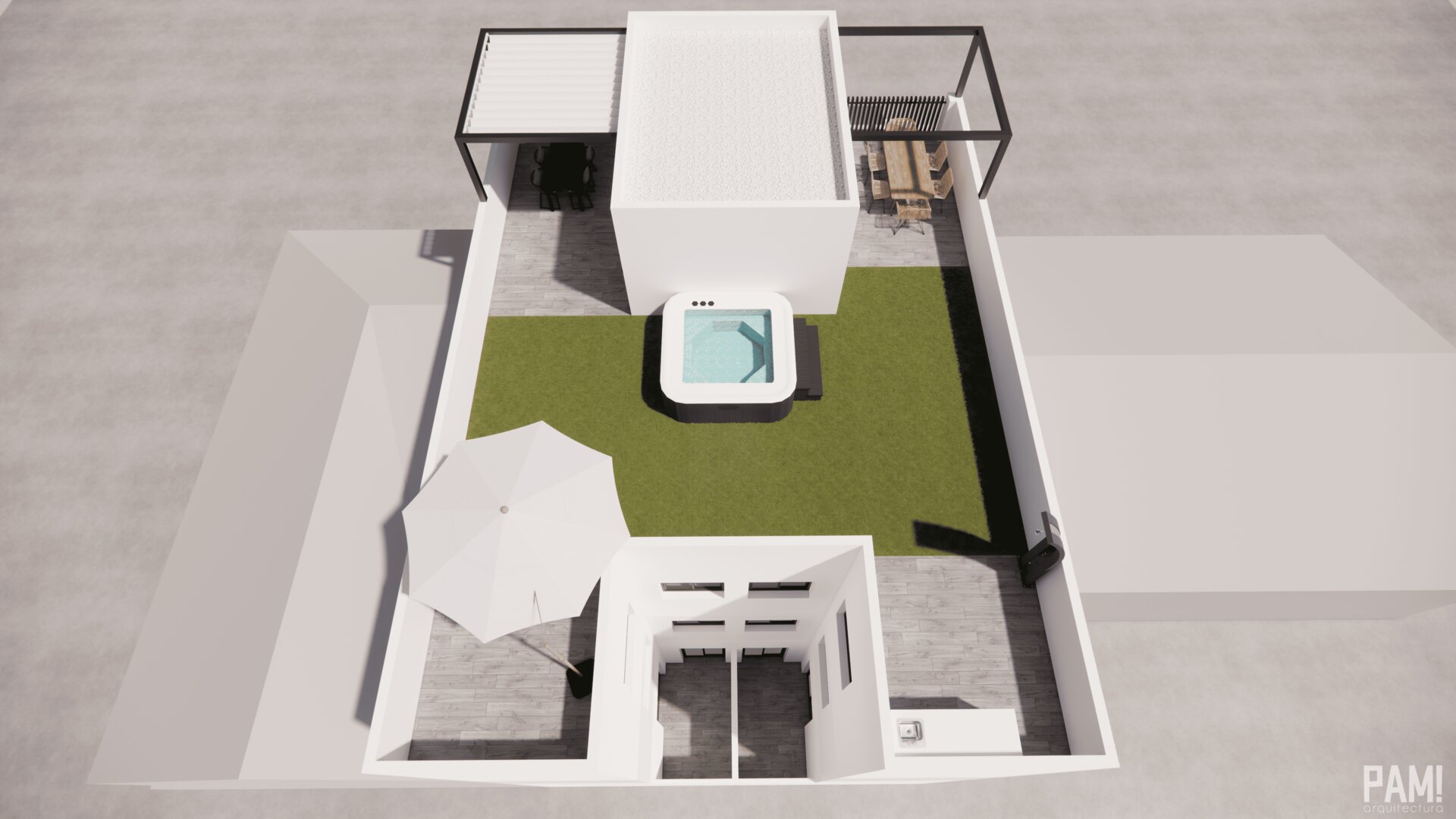 Sakura Beach — rooftop detail