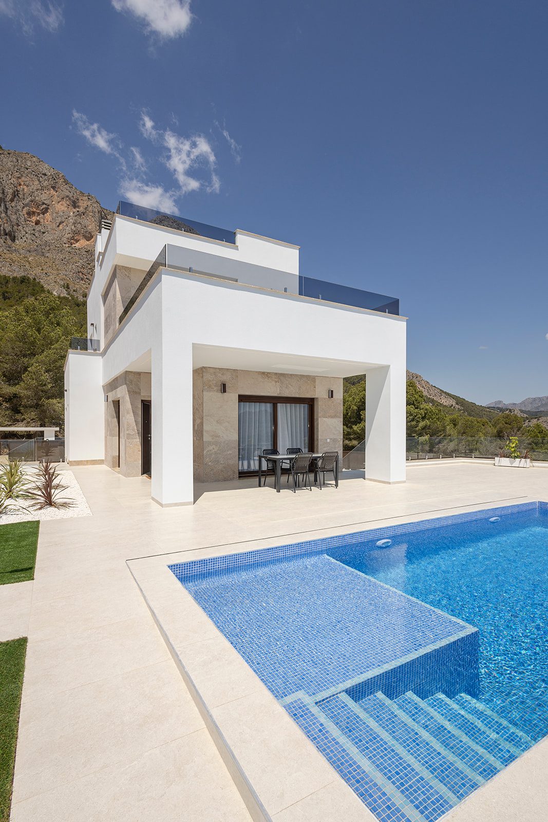 Exterior and pool