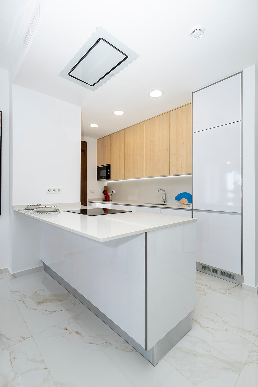 Kitchen wide view