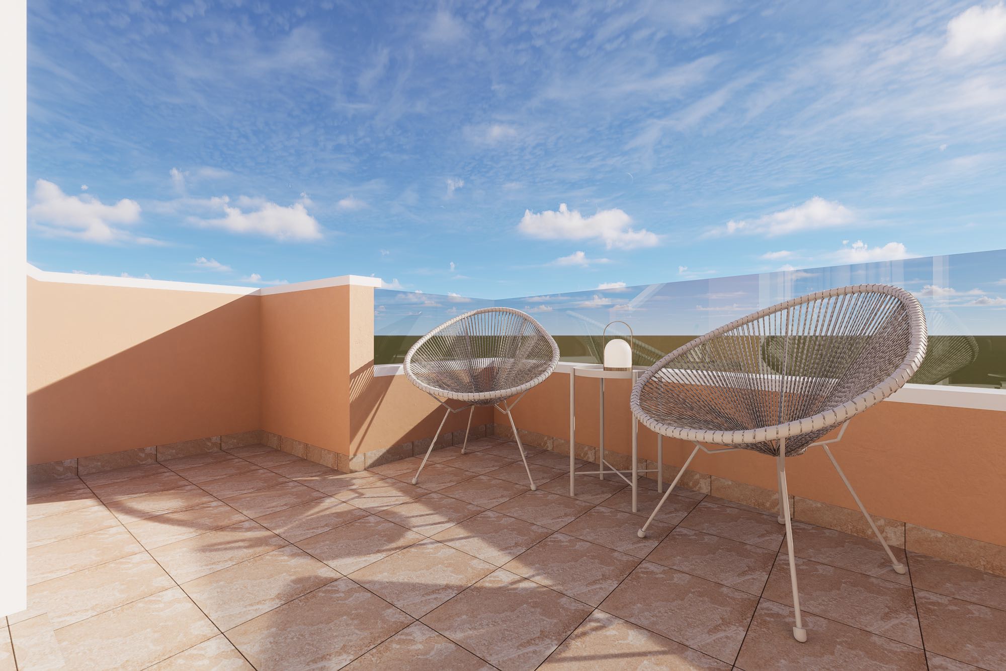 Bungalow balcony