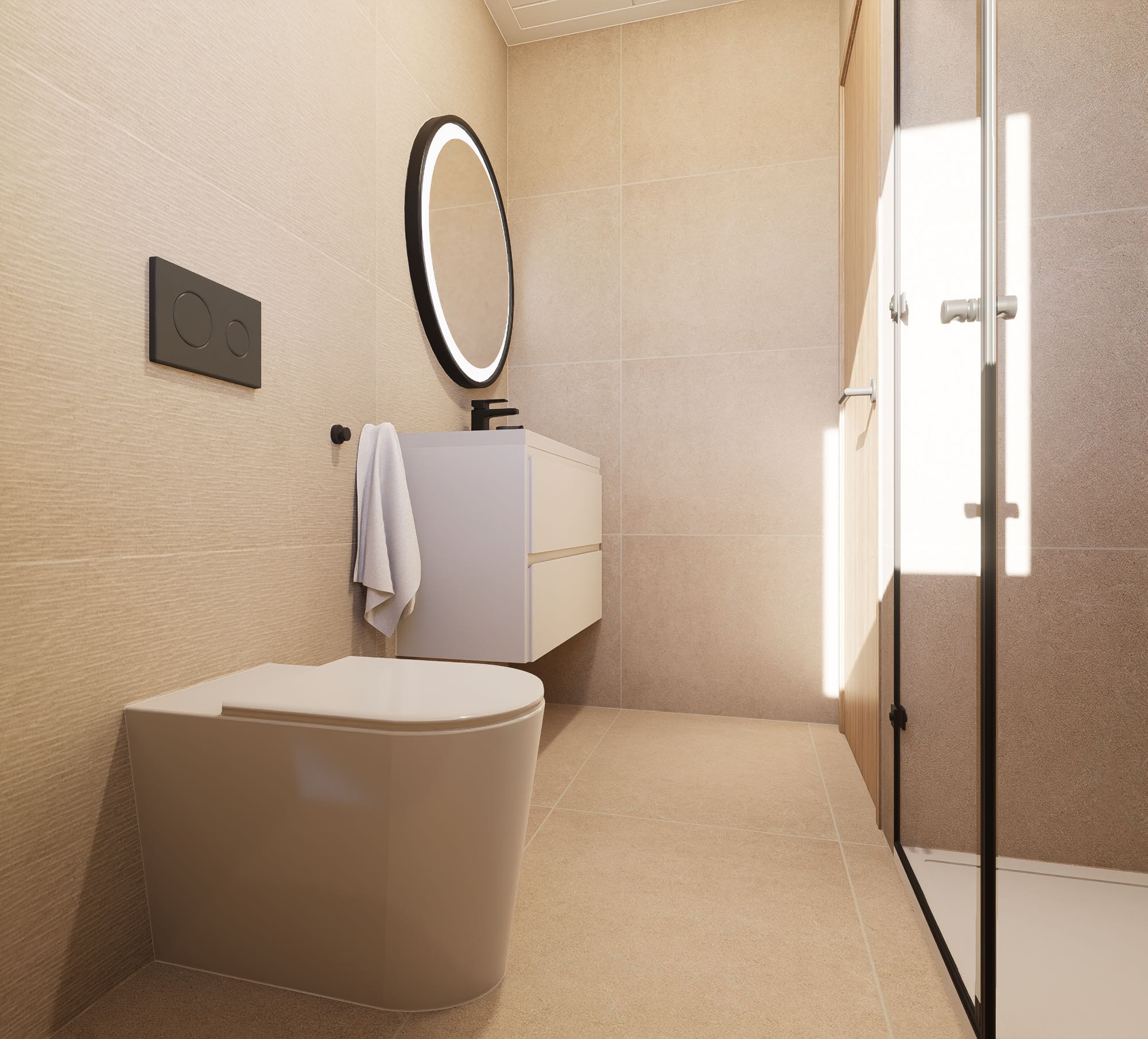 Master bathroom