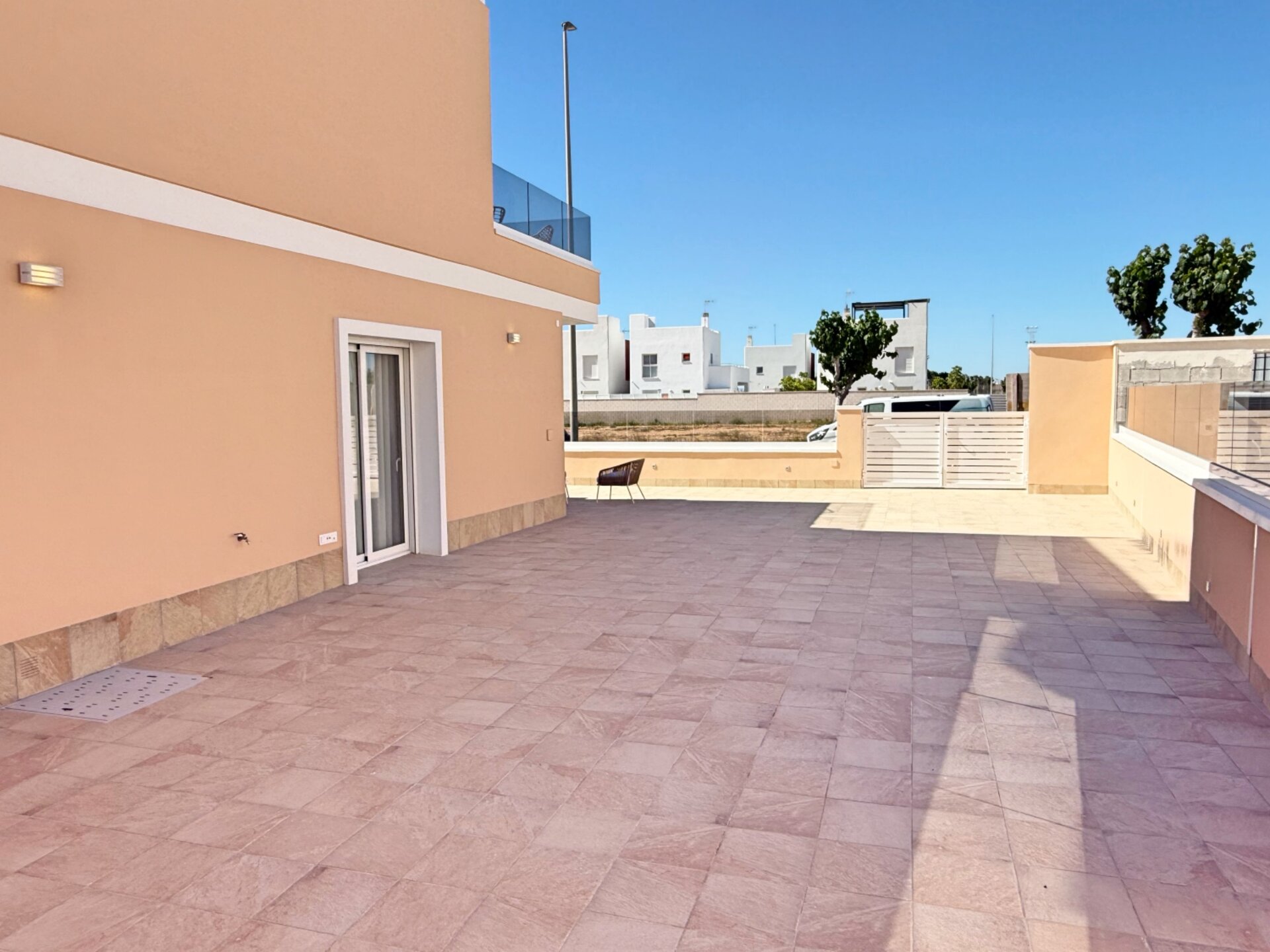 Townhouse showhouse — terrace with views