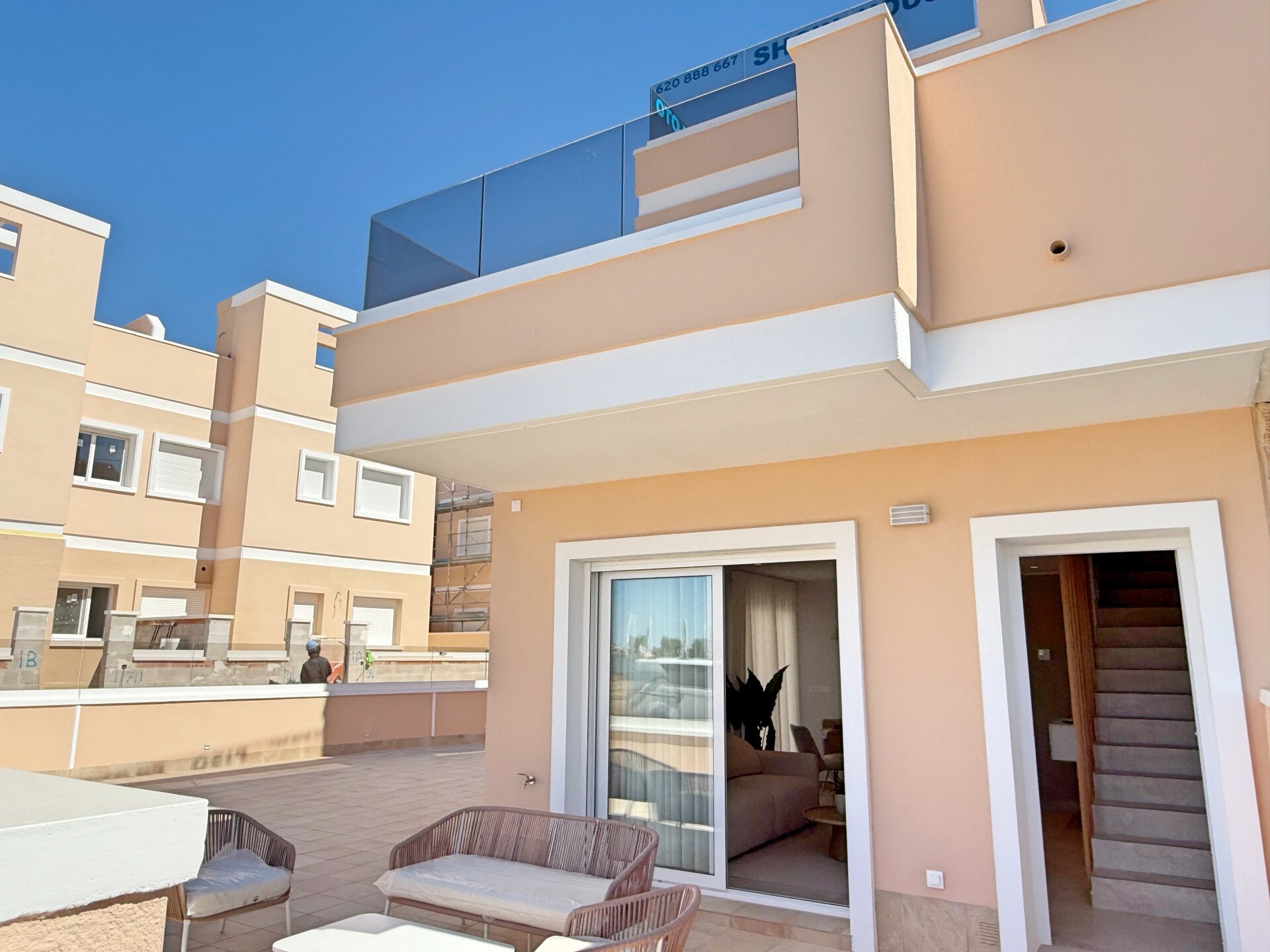 Townhouse showhouse — terrace and exterior