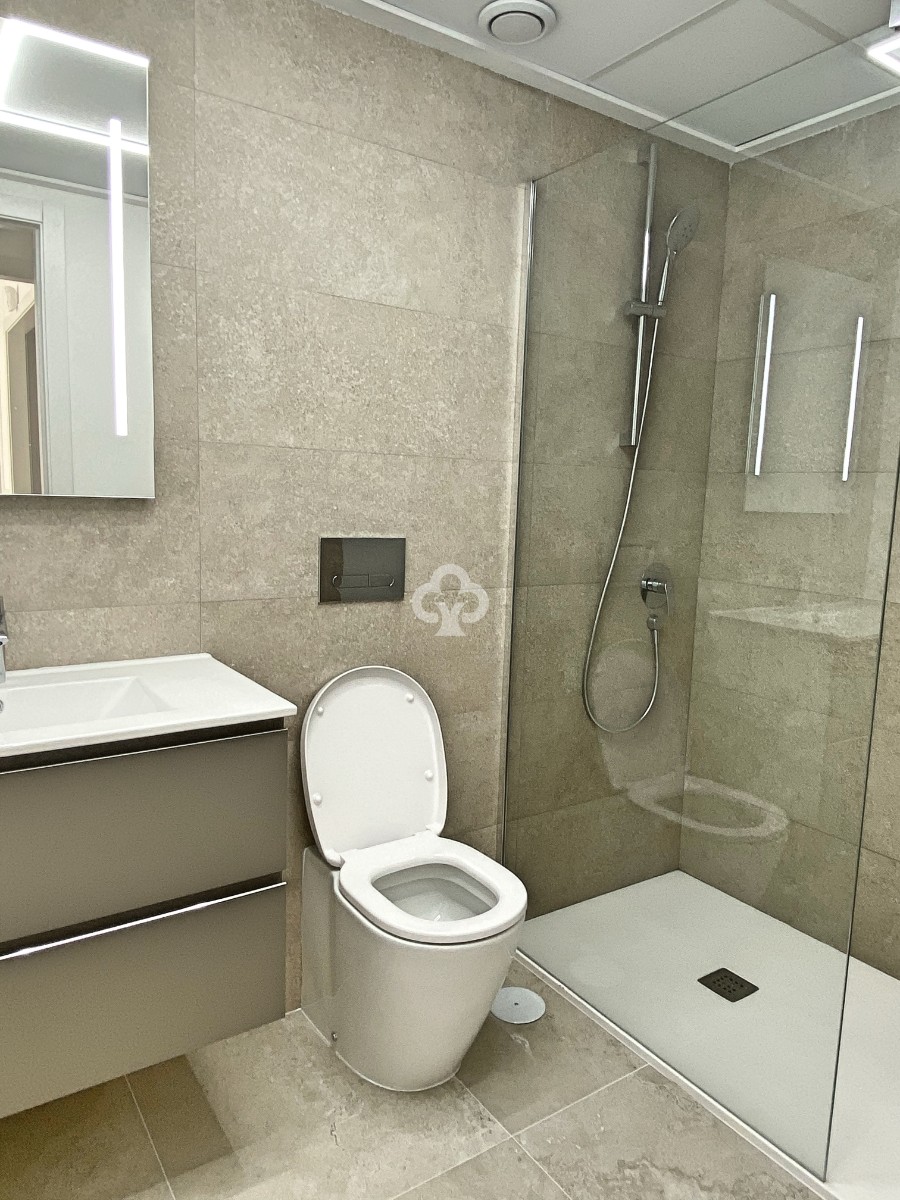 Bathroom — stone finish