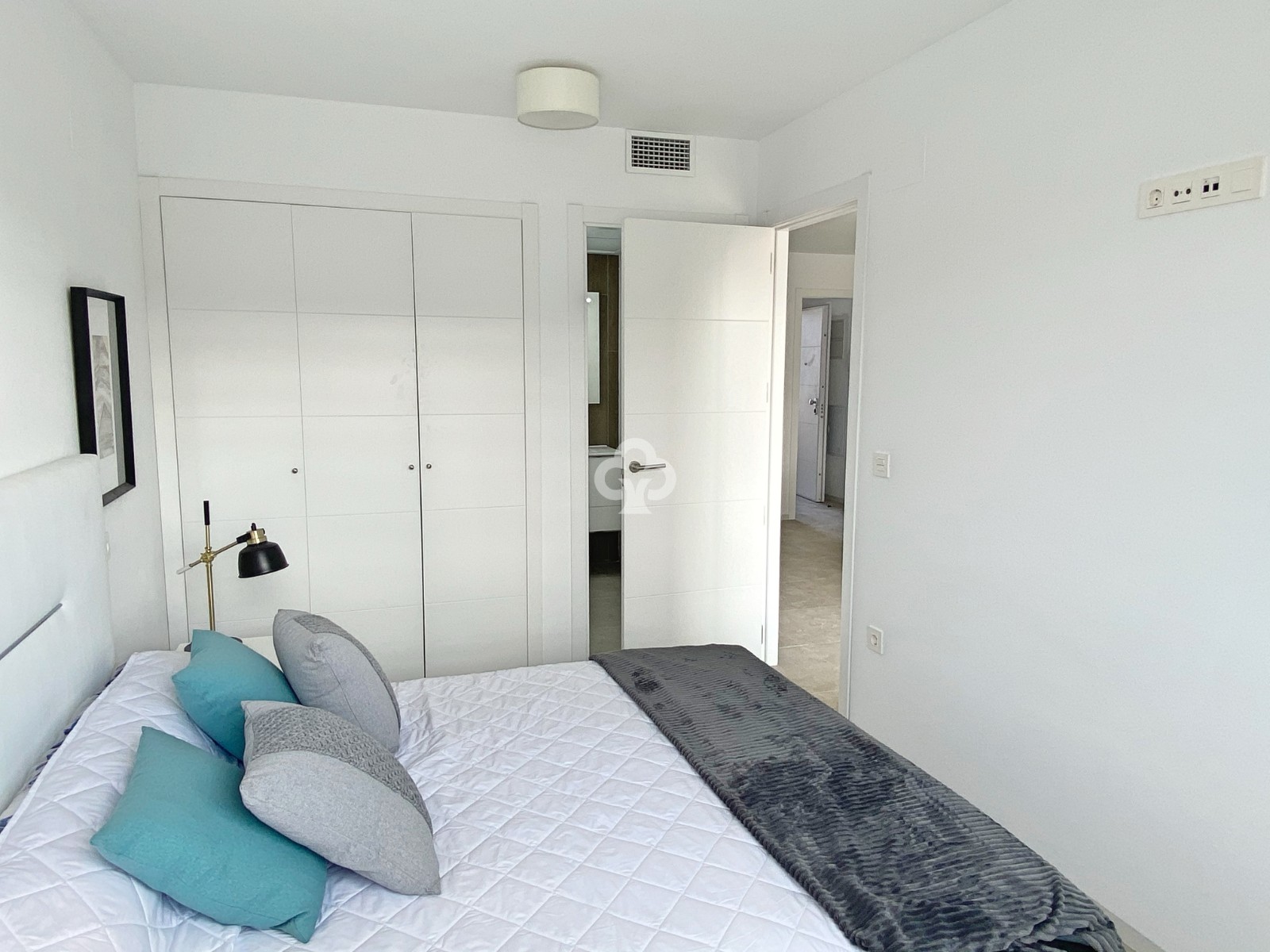 Master bedroom with wardrobe