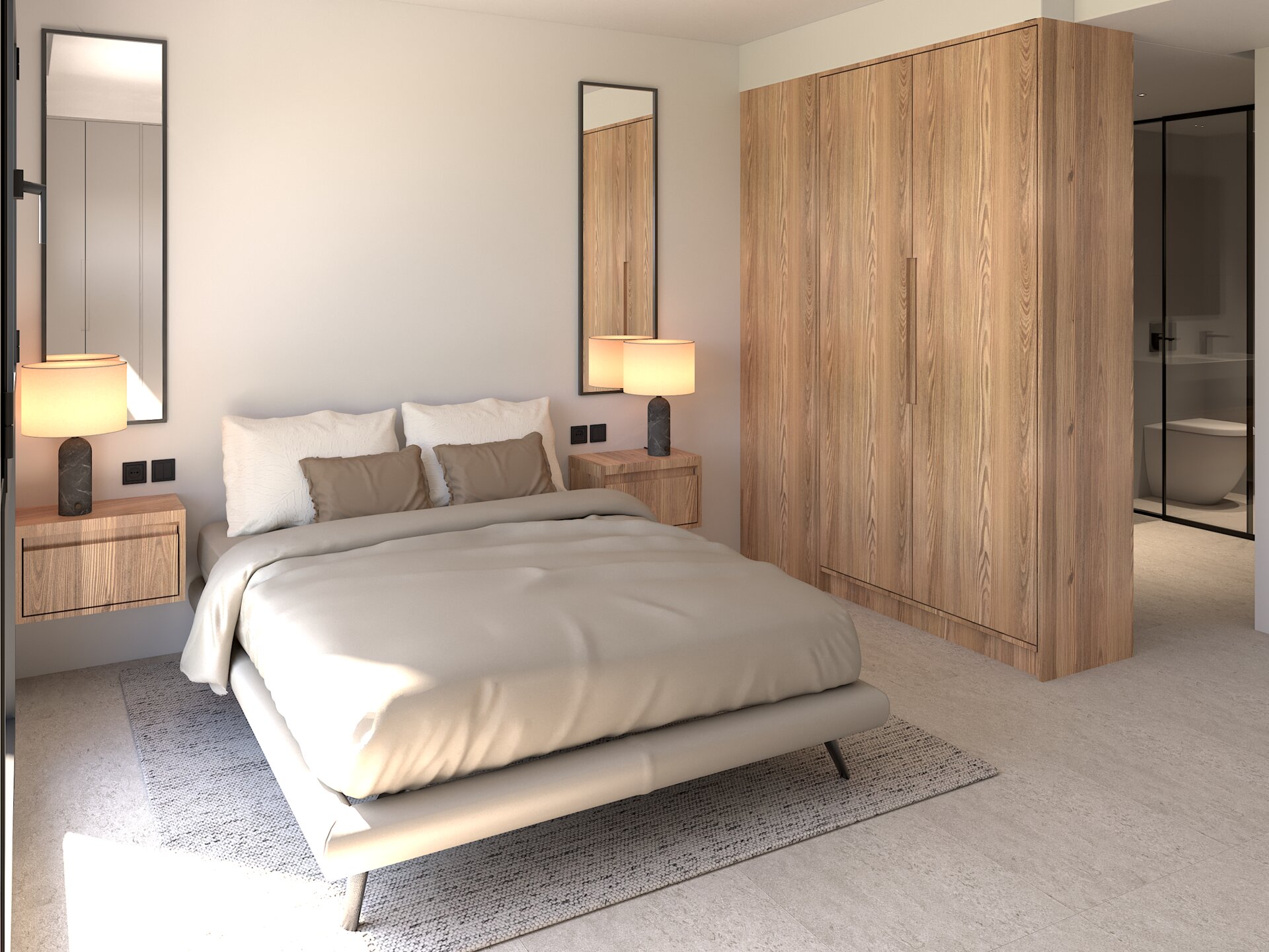 La Manguilla Sea Views — interior detail render