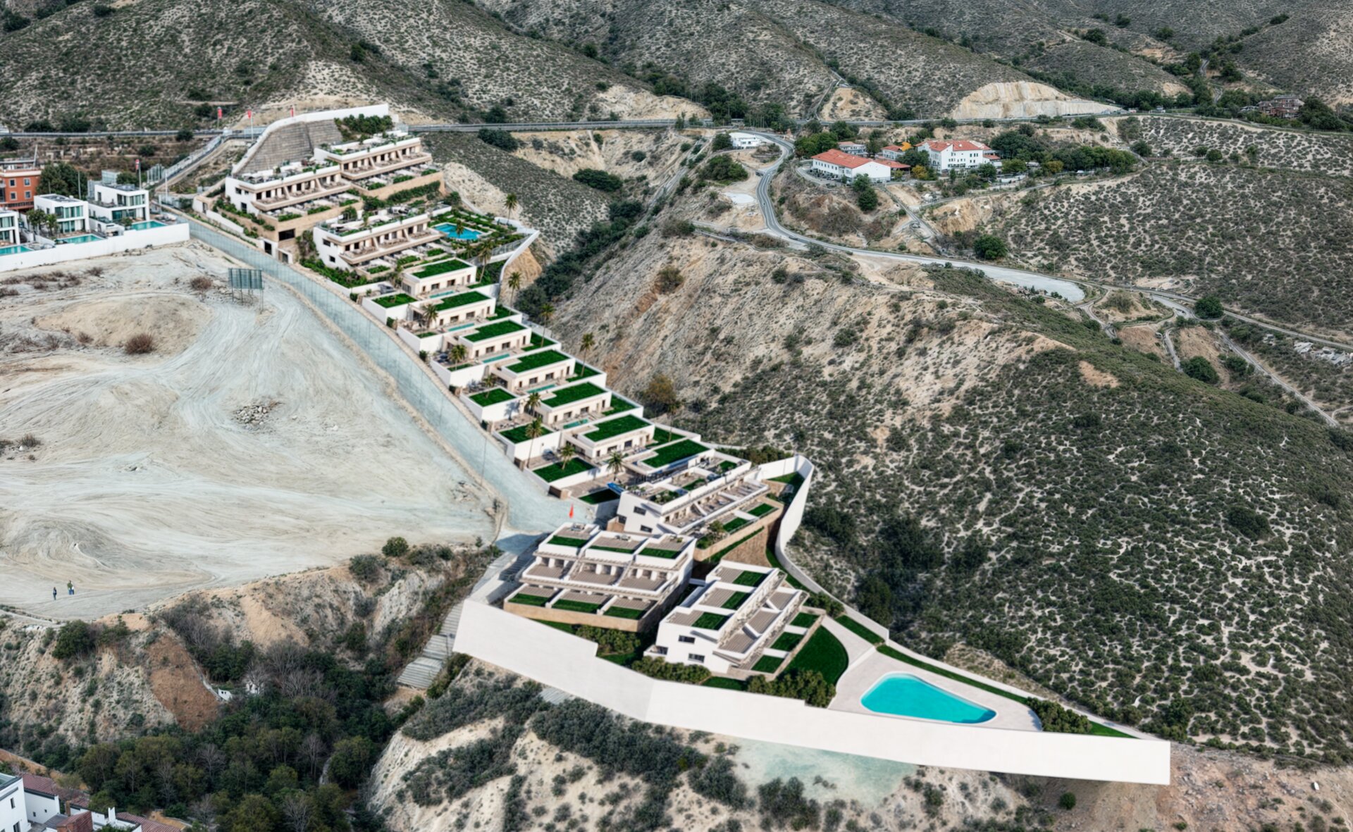 Luz 2 — aerial drone view of development