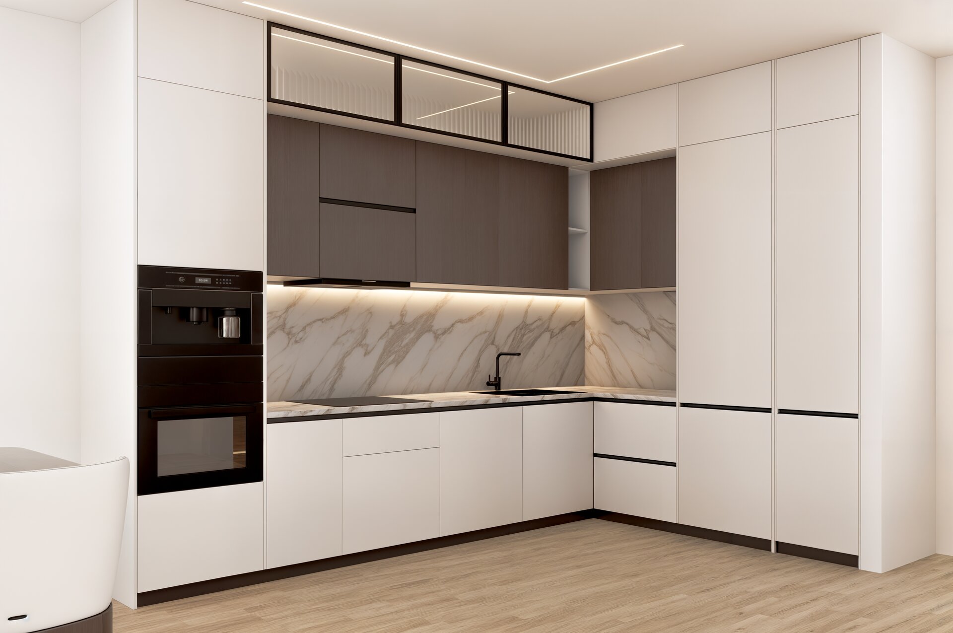 Interior — fully fitted kitchen