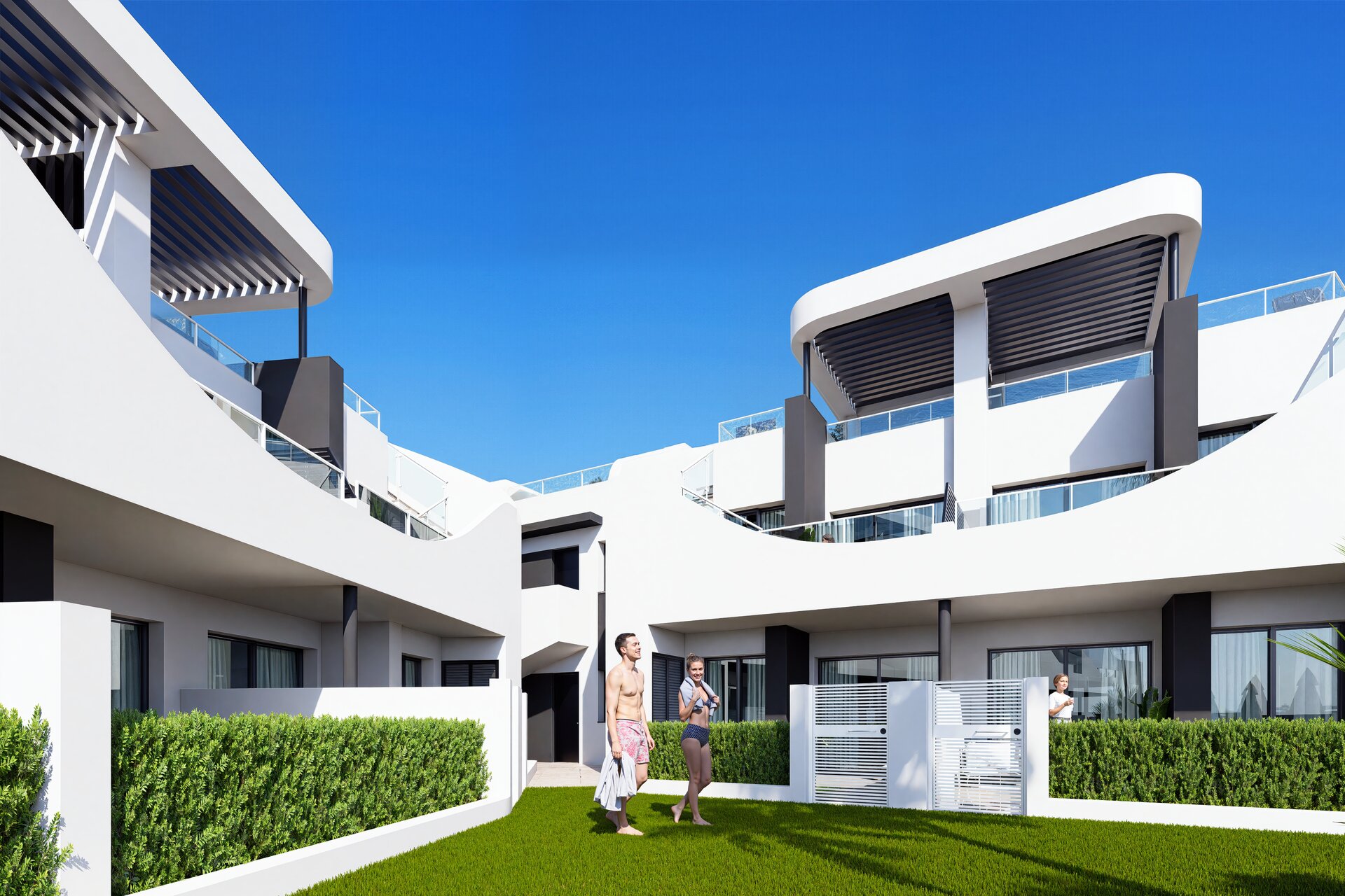 Residencial Saito — street view render