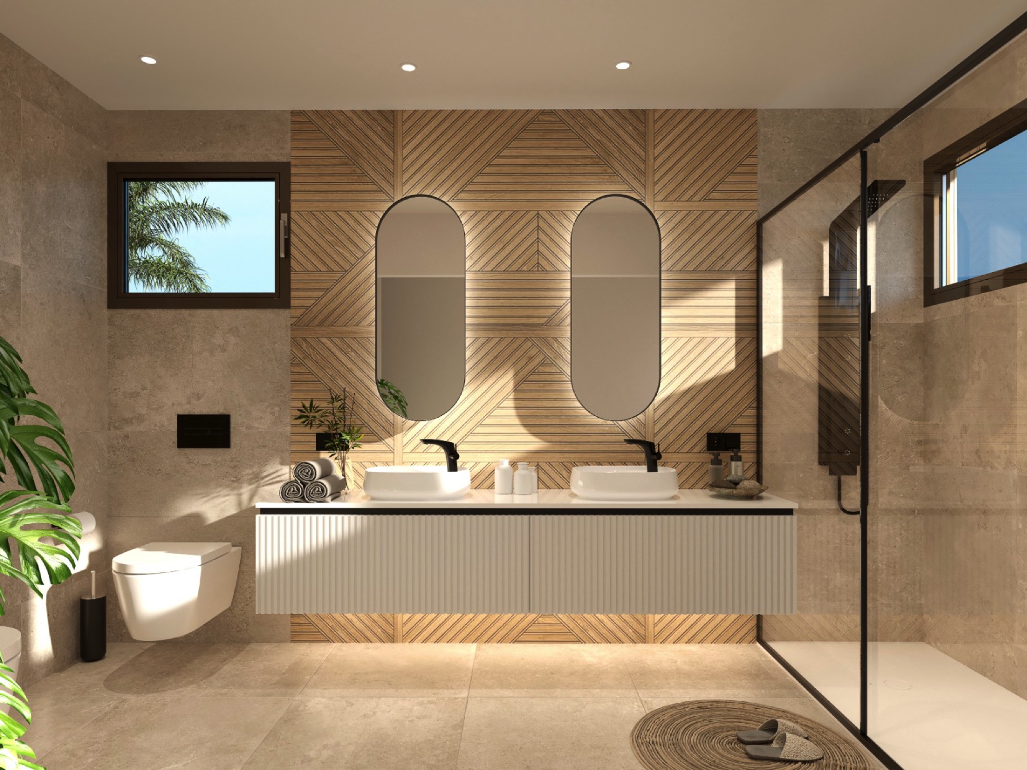 Master bathroom