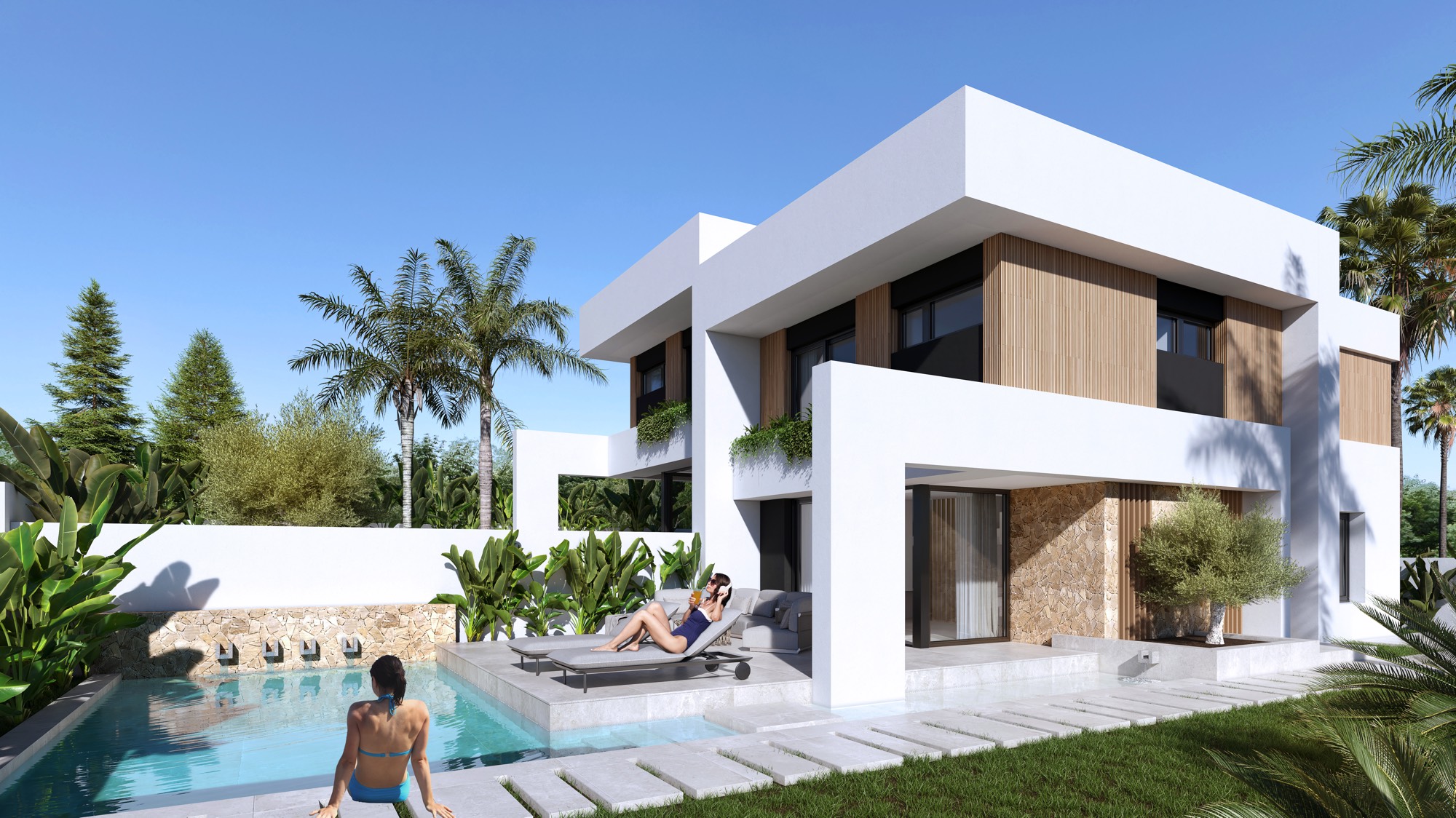 Villas Las Filipinas — exterior with pool