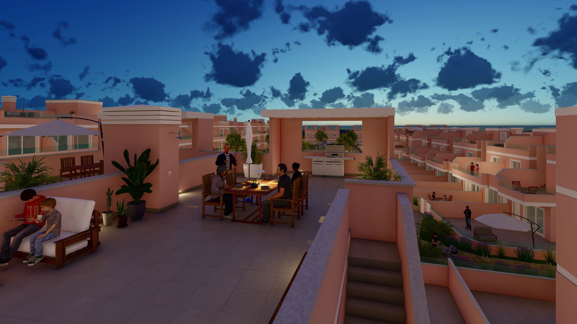 Bungalow solarium — daytime