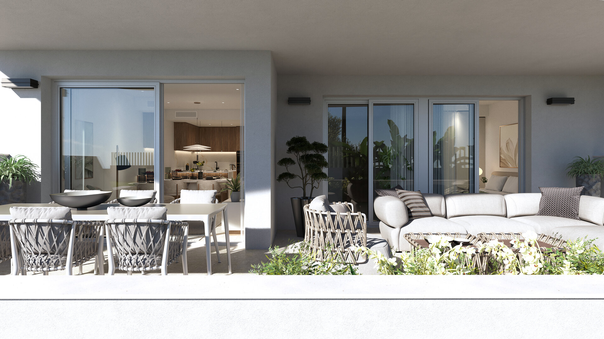 Vivalife Beach — furnished terrace render